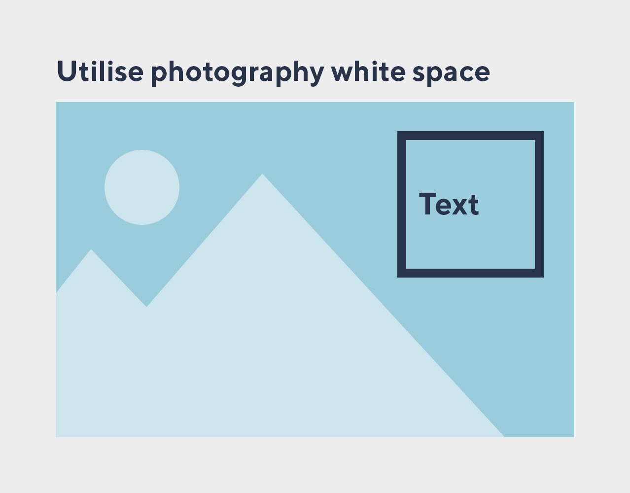 Leverage photography white space